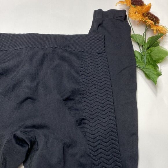 Lilia Compression Weight Loss Slimming High Waist 7/8 Leggings Black - Picture 8 of 16